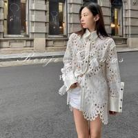 ราคา พร้อมส่งเสื้อลูกไม้ปกเชิ้ตลูกไม้เกรดพรีเมี่ยมสวยเเพง (25384325049)