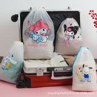 ราคา ถุงผ้า ถุงผ้าหูรูด Sanrio หนากันน้ํา Drawstring Drawstring Pocket การ์ตูนแบบพกพา Home Travel Storage Bag ชุดชั้นใน Bra กระเป๋าเสื้อผ้า (50750391593)
