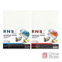 ราคา Renaissance กระดาษ 100 ปอนด์ กระดาษวาดเขียน RNS แผ่นเรียบ / แผ่นหยาบ A4 200G จำนวน 100 แผ่น/แพ็ค (11254627381)