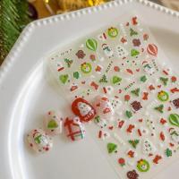 ราคา Jelly Christmas Tree Nails Sticker Love Bow Hot Air Balloon Small Fresh พร้อมกาวตกแต่งเล็บ (28761267190)