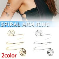 ราคา Crazyi Coiled Spiral Upper Arm Cuff Armlet Armband Bangle Women Bracelet Punk (20253311136)