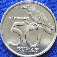 ราคา เหรียญ​อินโดนีเซีย​ Indonesia, 50 Rupiah, ใช้แล้ว​, #​3026 (18883373994)