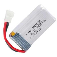 ราคา Δ แบตเตอรี่ Lipo 3.7V 400Mah 752035 สำหรับ X4 H107 H31 Ky101 E33c E33 U816a V252 (29316308851)