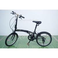 ราคา จักรยานพับได้ญี่ปุ่น - ล้อ 20 นิ้ว - มีเกียร์ - Dahon SUV D6 - สีดำ [จักรยานมือสอง] (23469494954)