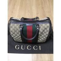 ราคา ของแท้Gucci Boston Vintage Bag (ขนาดเท่าspeedy30) (18568031555)