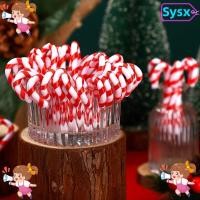ราคา SYSX 50 ชิ้นคริสต์มาส Candy Cane, แขวนเครื่องประดับ Mint Candy ตกแต่งต้นคริสต์มาส, สวย DIY Craft เครื่องประดับพลาสติกคริสต์มาสขนมตกแต่งเทศกาล (44126139894)