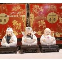 ราคา ฮกลกซิ่ว งานเซรามิคเคลือบ วาดลายลงทองฮกลกซิ่ว งานเซรามิคเคลือบ วาดลายลงทอง (13978277578)