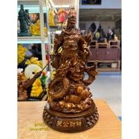 ราคา กวนอู เหยีบมังกร ถือง้าว เทพเจ้ากวนอู สูง 12 นิ้ว งานเรซิ่นสีทอง/ สีไม้ เสริมดวง อำนาจ บารมี ของขวัญให้ผู้ใหญ่ (28328798074)