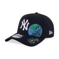 ราคา New Era หมวกรุ่น New York Yankees MLB Earth Day Black 9FORTY A-Frame Cap (27281048609)