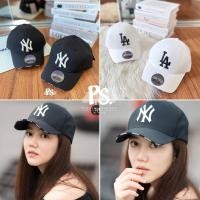 ราคา MLB แท้ พร้อมส่ง หมวก MLB Coolfield Oreo Ball Cap สีขาว logo LA สีดำ logo NY รุ่น ริชชี่ (7576996776)