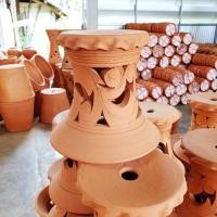 ราคา ขาตั้งดินเผา ขาตั้งขาโอ่ง กระถาง งานดินเผา (22266729351)