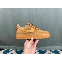 ราคา Nike AF1 Air Force No. กองทัพอากาศ 1 เบอร์ 1 Cowhide Retro Anti-slip สวมใส่น้ําหนักเบา Low-Top รองเท้าผ้าใบผู้ชายผู้หญิงสไตล์เดียวกันข้าวสาลี Air Force CJ9179-200 (51701423022)