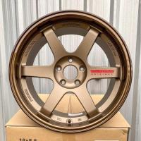 ราคา ล้อแม็กใหม่ TE37 18x8.5 ET20 5รู114.3 น้ำตาลหยอดแดง - (9413219225)