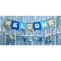 ราคา อักษรผ้า Baby Banner โมบาย ป้ายชื่อลูกน้อย/คนรัก (73545871)