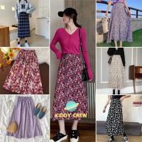 ราคา กระโปรงเอวสูงทรงเอ กระโปรงยาวทรงพริ้วคลุมเข่า (23233315389)