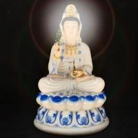 ราคา พร้อมส่ง เจ้าแม่กวนอิม งานเรซินหินอัดดีสวย ขนาด18นิ้ว 仿瓷观音 (9102013281)