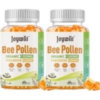 ราคา Bee Pollen 1000mg Sugar Free Gummies, w/Fenugreek, Royal Jelly, Propolis, Organic Bee Pollen (28692539305)