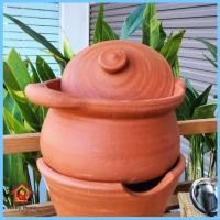 ราคา หม้อหมูจุ่มดินเผา *แถมฟรี* ทัพพีสำหรับตัก 2 ชิ้น เตาจิ้มจุ่มหม้อดิน ดินเผา หม้อหมูจุ่ม พร้อมเตา (26328255645)