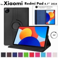 ราคา for Xiaomi Redmi Pad Se 8.7 Inch 2024 Case Tablet 360 Rotating Leather Case for Redmi Pad Se 4G 8.7" with Stand Flip Case (29159195286)