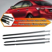 ราคา 4PCS คิ้วรีดน้ำประตู VIOS วีออส 2014-2019 คิ้วรีดน้ำ ยางรีดนำ้ขอบกระจก ยางรีดนำ้ขอบกระจก ยางรีดน้ำ ยางรีดน้ำนอก (ของแท้ศูนย์) (29020469364)