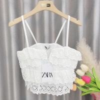 ราคา เสื้อลูกไม้ เสื้อสายเดี่ยว เสื้อสีขาว (12181799145)