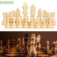 ราคา ที่นั่น 32ชิ้น ชุดหมากรุกคํา,2.2ในหมากรุกไม้,หุ่นมาตรฐานสากลปรับปรุงเกมหมากรุกปัญญาตารางหมากรุกสากล (50651958306)