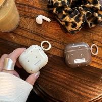 ราคา Simple Coffee Wave Point Pattern กันกระแทกหูฟังสําหรับ Apple Airpods 1,Airpods 2, Pro/pro2/pro3 Airpods 3 Airpods 4 Soft (42374072648)