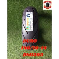 ราคา 140/70-14 DURO รุ่น Dm1293 ยางรถ Aerox ยางรถ Xmax ยางรถ Forza350 (แบบไม่ใช้ยางใน) ราคาถูก ยางใหม่ปี24 (27206566968)