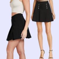 ราคา GUESS 03 กระโปรง Pontte - สีดํา - กระโปรงสั้นผู้หญิงสีดําแบรนด์ออริจินัล | วายทีแอล (23359917748)