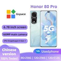 ราคา Honor 80 Pro(5G)หน้าจอสมาร์ทโฟน 256GB โทรศัพท์มือสองคุณภาพดีทุกสี (41616488439)