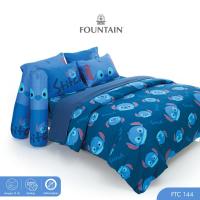 ราคา Fountain FTC144 การ์ตูน Tsum Tsum ลิขสิทธิ์แท้ Disney สัมผัสนุ่มลื่น ชุดเครื่องนอนฟาวน์เทน ผ้าปูที่นอน ผ้านวม (21685640479)