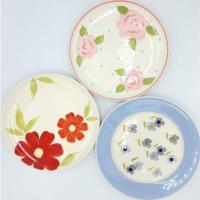 ราคา จาน จานเซรามิค จานลายดอกไม้ เซรามิค ลายดอกไม้ มี 2 ขนาด 9 นิ้ว และ 9.5 นิ้ว (7334142682)