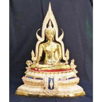ราคา พระพุทธชินราช เนื้อทองเหลืองขัดมัน หน้าตัก 9 นิ้ว ขนาดความสูงโดยรวม 22 นิ้ว ซุ้มถอดได้ (วัดใหญ่) จ. พิษณุโลกผ่านพิธีแล้ว (21637778428)