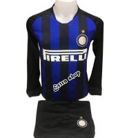ราคา ส่งฟรี ! ชุดบอลทีมอินเตอร์มิลาน (เสื้อพร้อมกางเกง) เสื้อบอล ชุดกีฬา (1291827919)