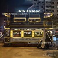 ราคา มัลติฟังก์ชั่น้ําบาร์แคมป์กราวด์จักรยานมือถือพื้นบ้านบาร์รถกาแฟเชิงพาณิชย์รถบัสทิวทัศน์รถรับประทานอาหารย้อนยุคสองชั้น เจแอลฟี่ (48100703853)