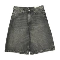 ราคา New!!! ป้ายห้อย กางเกงยีนส์ขาสั้นสีดำฟอก H&M (43071497843)