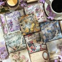 ราคา 30 แผ่น Retro ดอกไม้ Themed Non-Stickery Scrapbooking กระดาษตกแต่ง DIY วัสดุ Decals (46101120140)