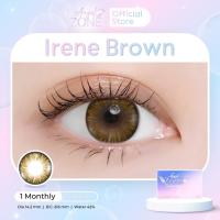 ราคา Angel Zone คอนแทคเลนส์ รุ่น Irene Brown 14.2 (รองรับสายตาปกติและค่าสายตาสั้น -0.50 ถึง -6.00) (21783099770)
