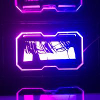 ราคา ป้ายทะเบียนเรืองแสงรถยนต์ไฟฟ้าป้ายท้ายเรืองแสงเปลี่ยนสีกระพริบป้ายไฟส่องสว่างรถจักรยานยนต์ไฟฟ้าดัดแปลงกระจกป้ายท้ายเรือง (27863721431)