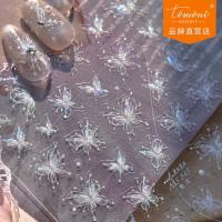 ราคา [Meow.Sensei] tomoni & Mo Shi Jelly Noble Ice Transparent Nail Sticker Light Mature Style Nail Sticker Star Dream Butterfly Full Sticker Material (28989901037)