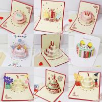 ราคา พร้อมส่ง ขายดี มี32แบบ การ์ดอวยพรวันเกิด Birthday Card Pop up 3D ป๊อปอัพ 3มิติ (22709368179)