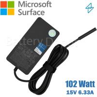 ราคา Microsoft Surface Adapter ของแท้ สำหรับ Surface Book ค่าไฟ 102W 15V 6.33A สายชาร์จ Surface Power Adapter (5080866542)