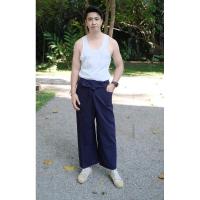 ราคา กางเกงสะดอผ้าฝ้ายขายาว (28375773731)