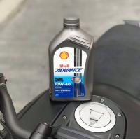 ราคา น้ำมันเครื่องมอเตอร์ไซค์ สังเคราะห์แท้ 100 % SAE 10W-40 SHELL ADVANCE ULTRA ขนาด 1 ลิตร (28441985107)