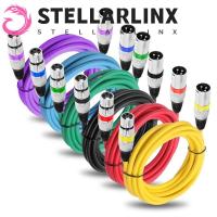 ราคา Stellarlinx 3Pin XLR สายไมโครโฟนอุปกรณ์ทนทานสัญญาณเสียงสาย Shielded สําหรับ Mixer ไมโครโฟน ไมโครโฟนเครื่องขยายเสียง Balance Cable (28667723340)