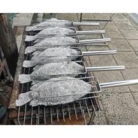 ราคา ที่ย่างปลาสแตนเลส สแตนเลสเกรดดีไม่เป็นสนิม ย่างปลานิล ปลาทับทิม ซื้อ 10 แถม 1 (24069507978)