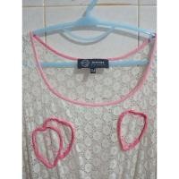 ราคา ชุดเดรสผ้าลายลูกไม้สีครีม (26807737303)