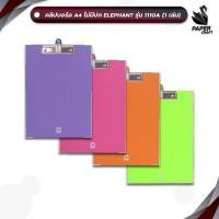 ราคา Elephant (ตราช้าง) คลิปบอร์ด รุ่น 1110 ขนาด A4 ชนิดไม่มีปก ( 1 อัน / คละสี ) (54801110451)