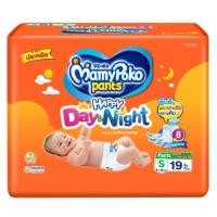 ราคา MamyPoko Pants ผ้าอ้อมเด็กแบบกางเกง มามี่โพโค แพ้นท์ แฮปปี้เดย์แอนด์ไนท์ ไซร์ S19 (29427987129)