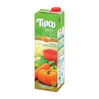 ราคา TIPCO น้ำผักผสมน้ำผลไม้รวม 32 ชนิด 32 Mixed Veggie & Mixed Fruit 100% ขนาด 1000 ml. ยกลัง 12 กล่อง Ex.270426 (46052015026)